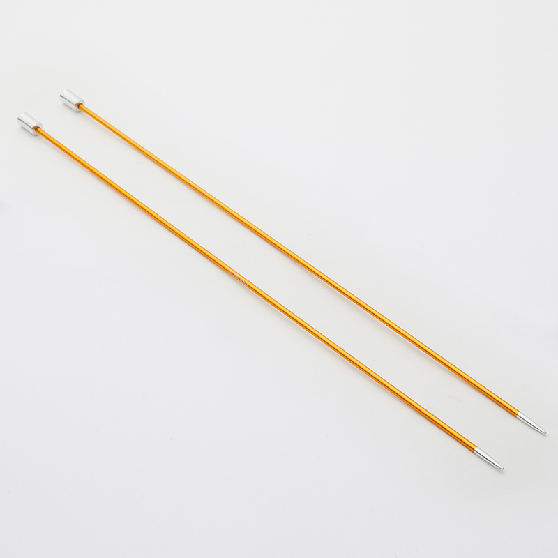 Knit Pro Zing Stricknadeln 25cm lang aus Aluminium in verschiedenen Stärken