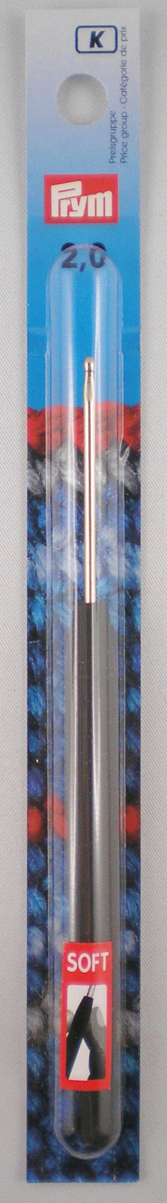 Prym Wollhäkelnadeln mit Soft-Griff ca.15 cm lang