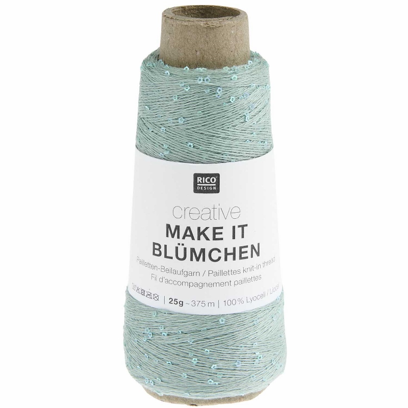 Rico Creative Make It Blümchen, 25g Beilaufgarn