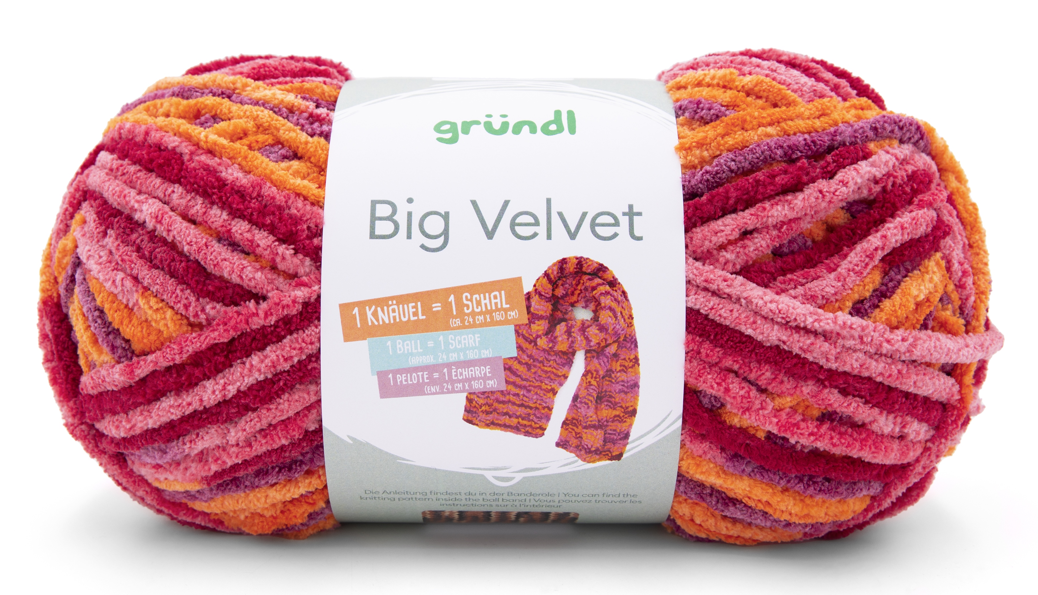 Gründl Big Velvet, 250g Chenillegarn (Limited Edition)