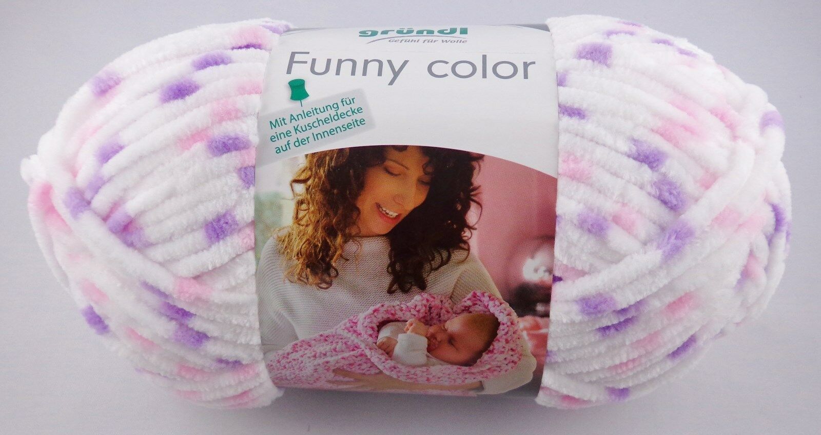 Gründl Funny Color, 100g Chenillegarn