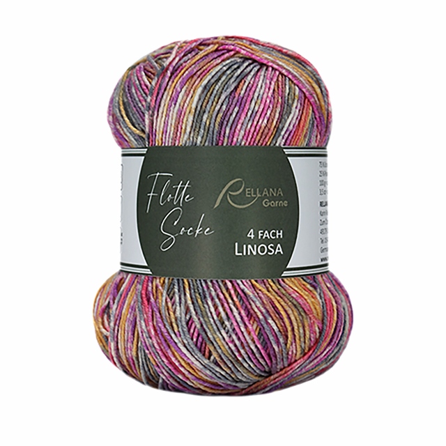Flotte Socke Woolfree Linosa, 100g Sockenwolle 4-fach