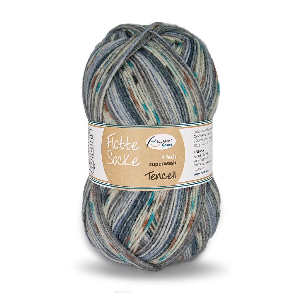 Flotte Socke Tencel, 100g Sockenwolle 4-fach