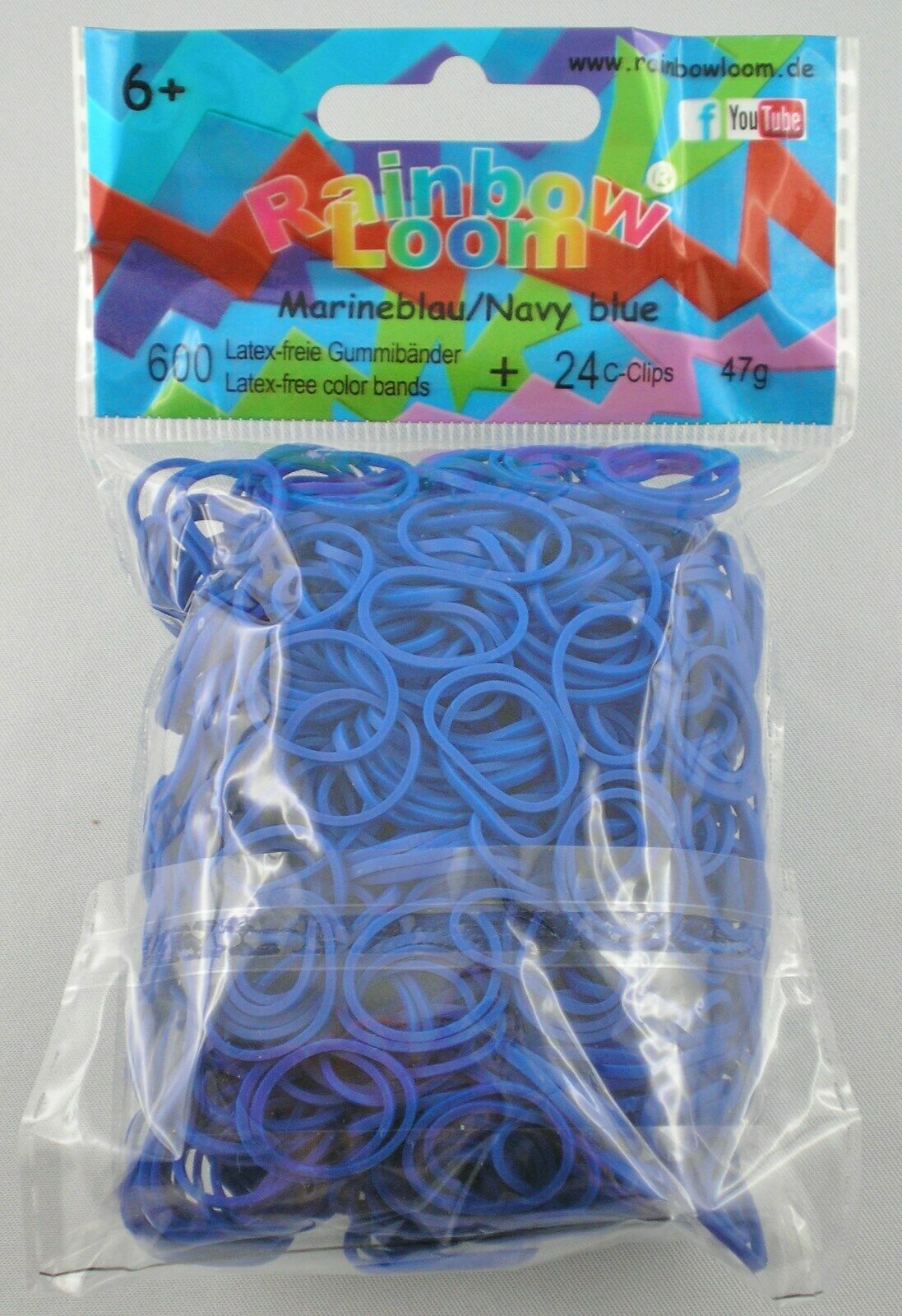 Original Rainbow Loom Gummibänder: Opaque, Jelly Mix, Metallic, Glitzer, Zweifarbig
