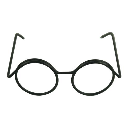 Durable Metallbrille für Amigurumi, ca. 35mm x ca. 20mm