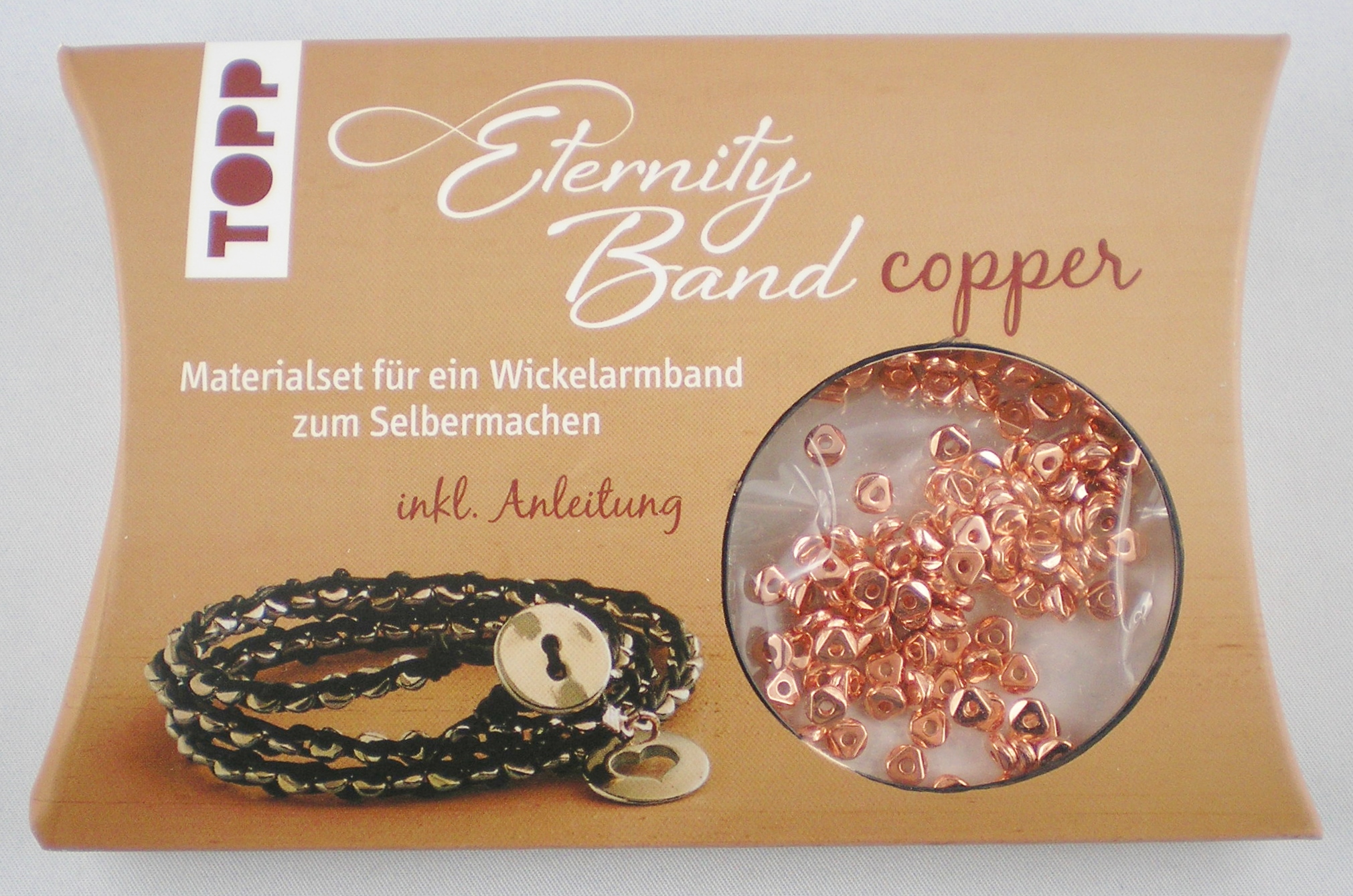 TOPP Eternity Band Copper - Materialset für ein Wickelarmband zum Selbermachen inkl. Anleitung