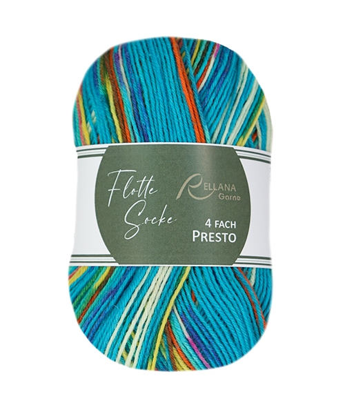 Flotte Socke Presto, 100g Sockenwolle 4-fach