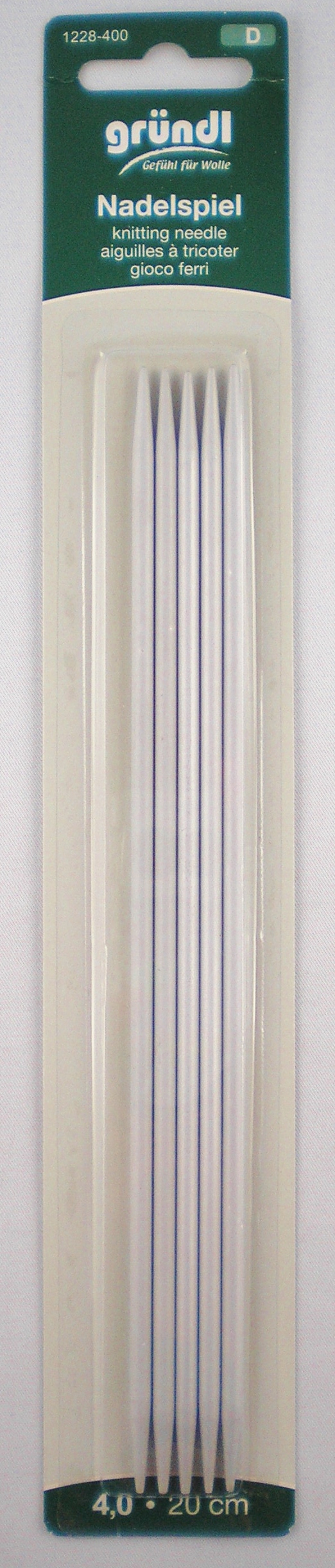 Gründl Nadelspiel ca.15cm bzw. 20cm lang