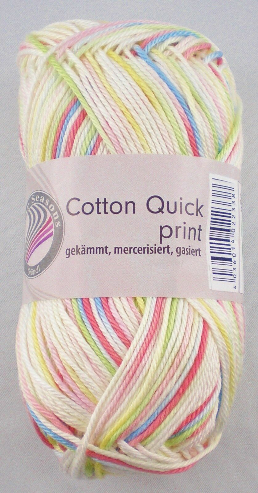 Gründl Cotton Quick Print, 50g Basicgarn Baumwolle