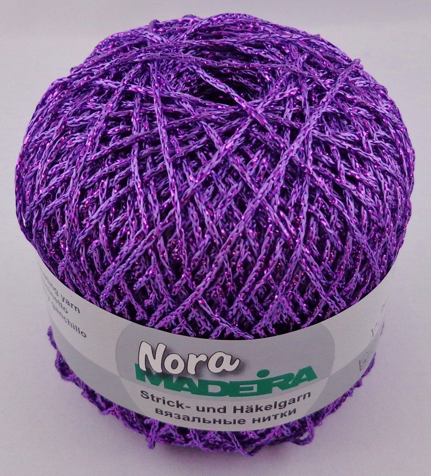 Madeira Nora, 25g Häkelgarn mit Glitzereffekt