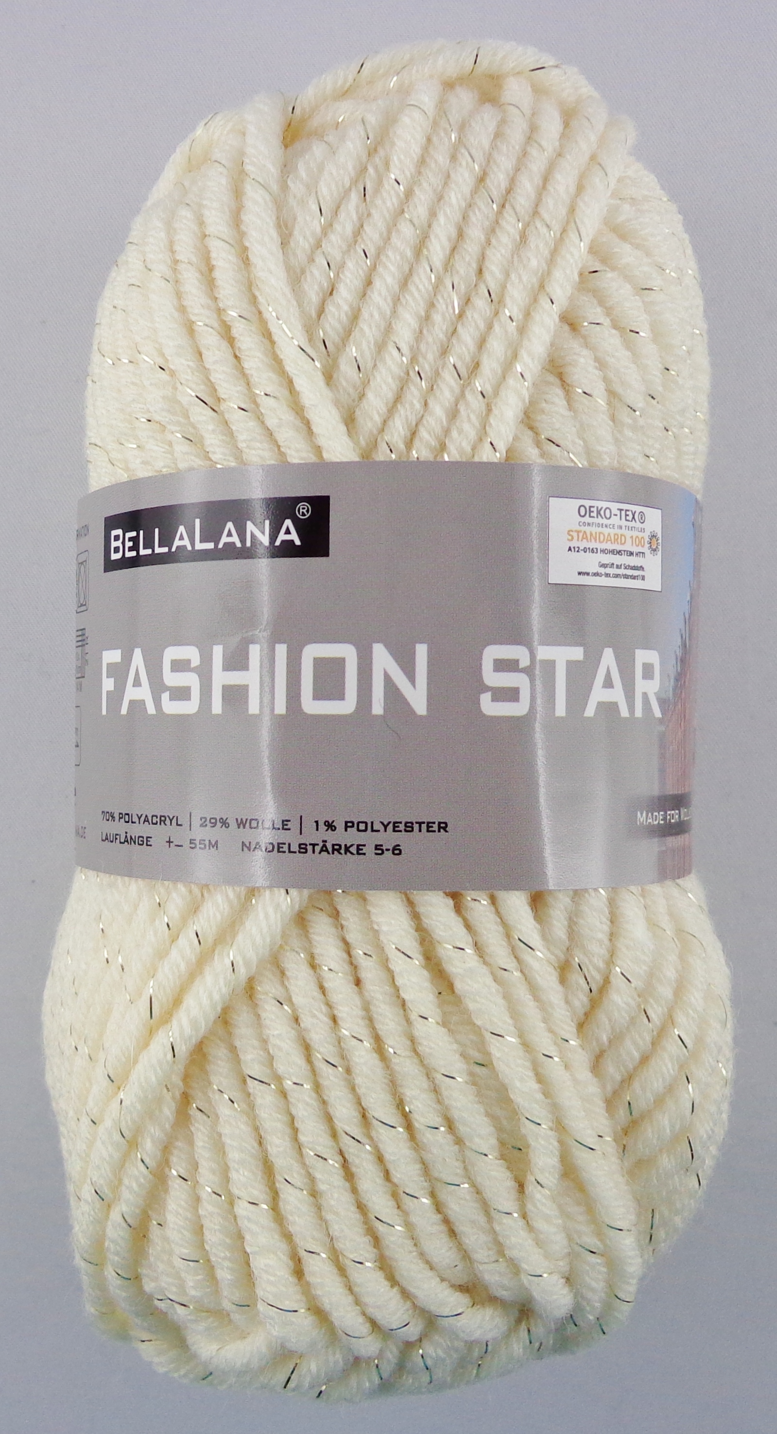 BellaLana Fashion Star, 50g Glitzergarn