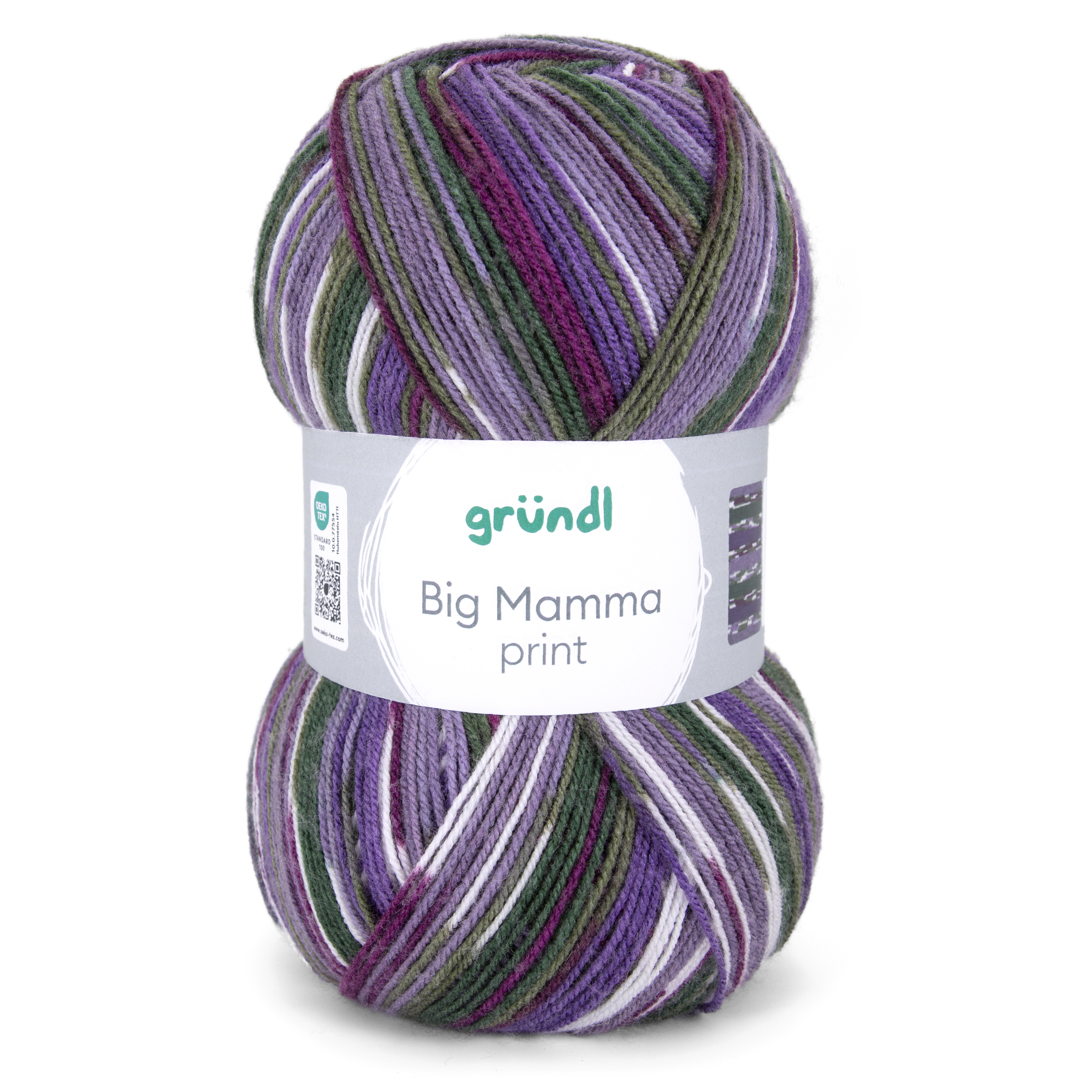 Gründl Big Mamma Print, 400g-Großknäuel
