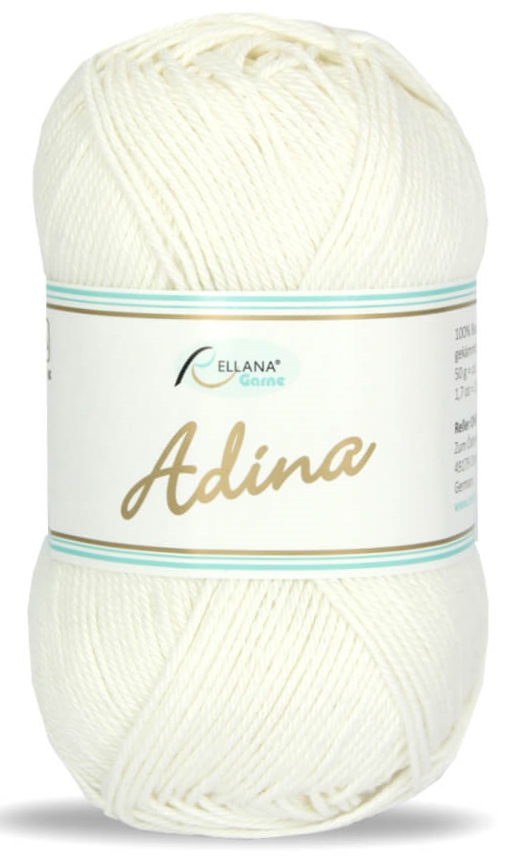 50g Rellana Adina, 50g Basicgarn Baumwolle