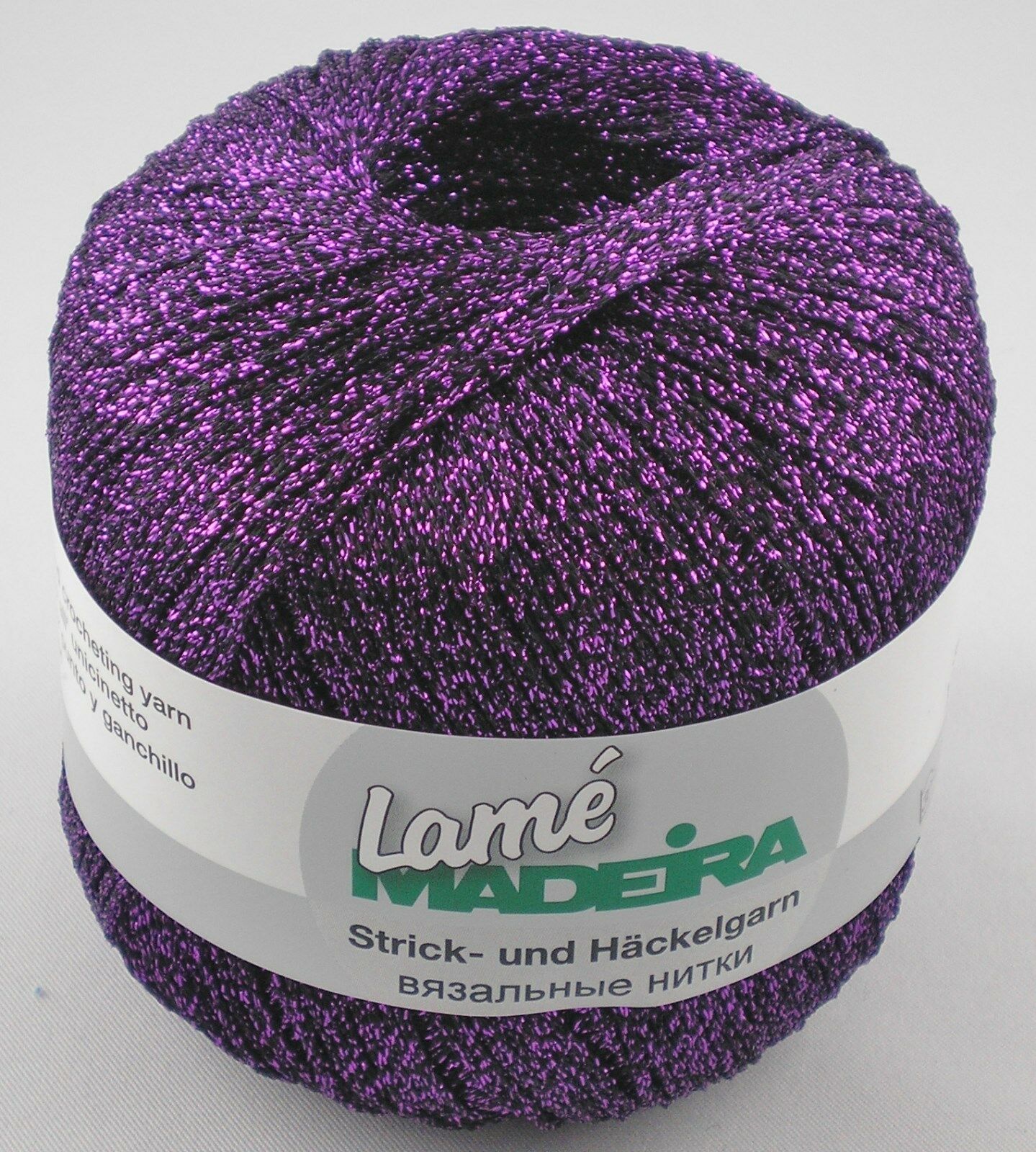 Madeira Lamé, 25g Häkelgarn mit Glitzereffekt