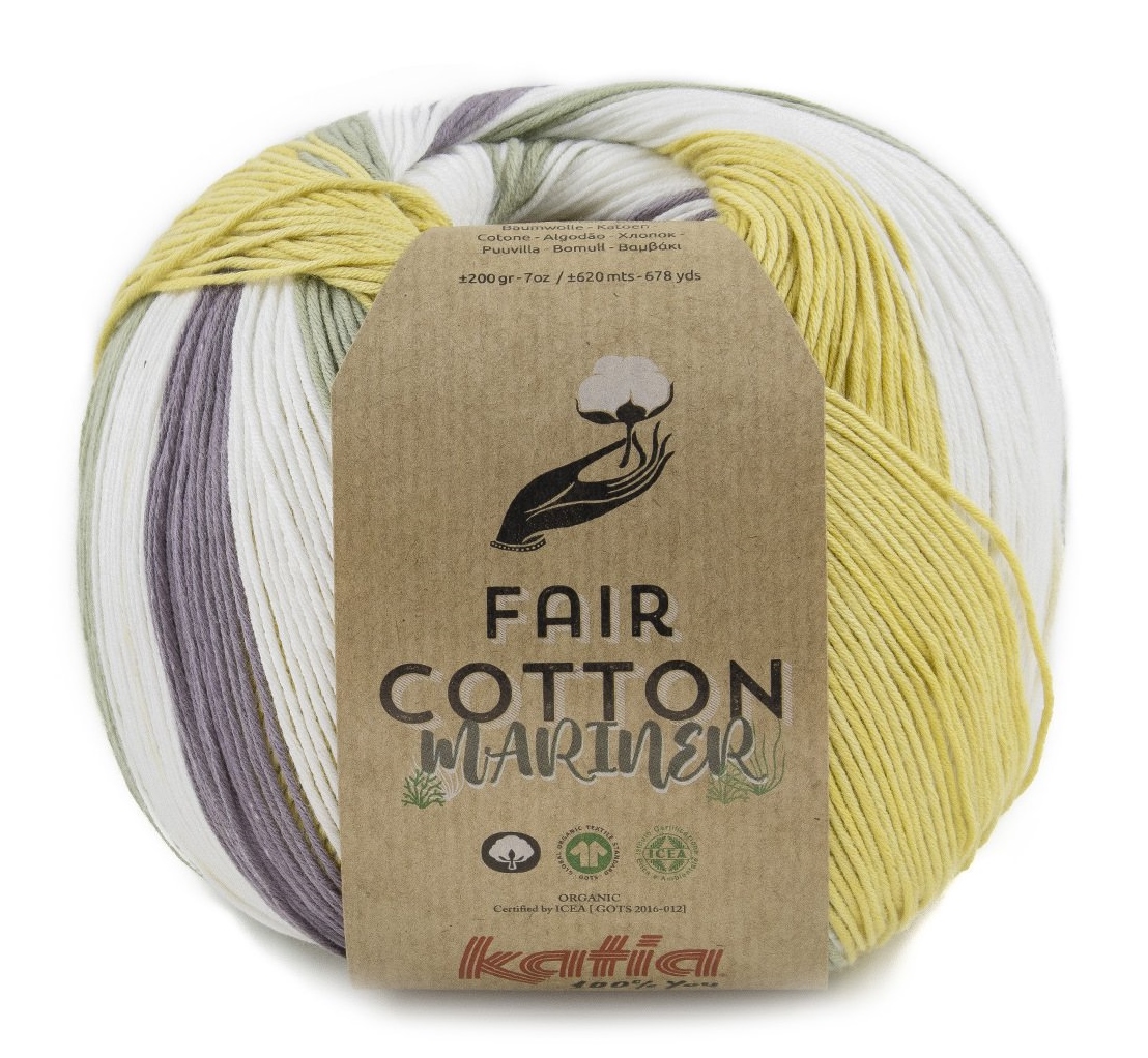 Katia Fair Cotton Mariner, 200g Farbverlaufsgarn