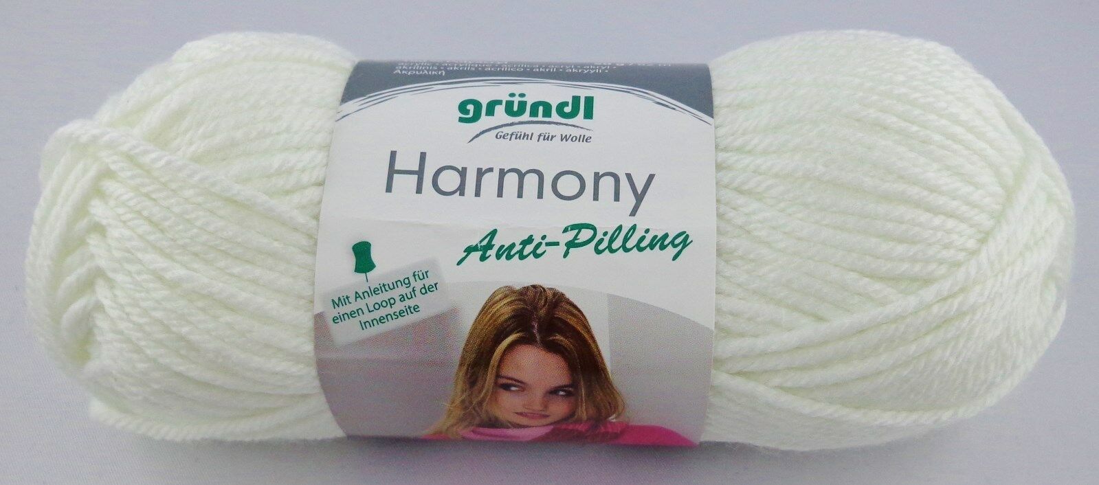 Gründl Harmony Anti-Pilling, 50g Basicgarn
