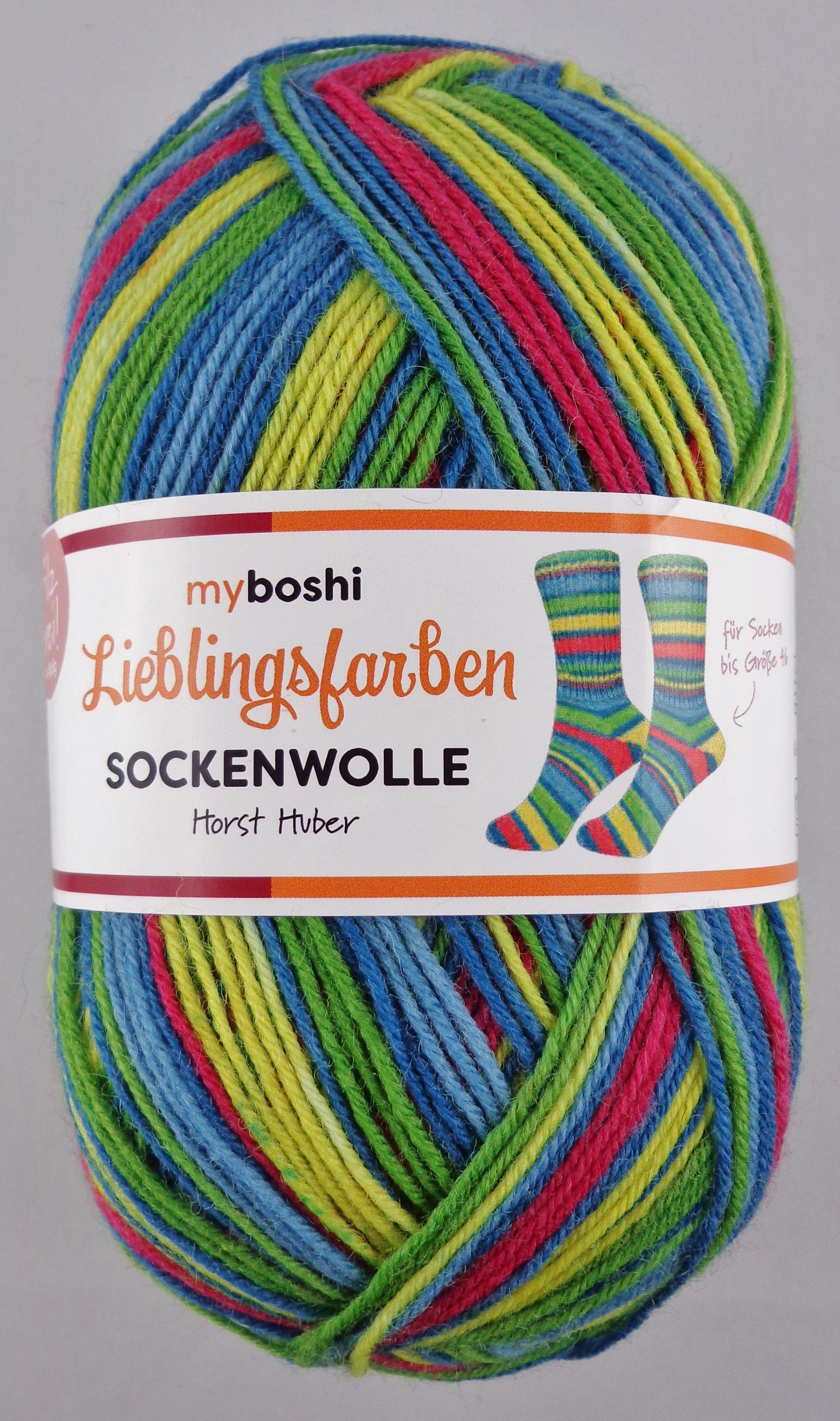 100g My Boshi Lieblingsfarben Sockenwoll-Familien