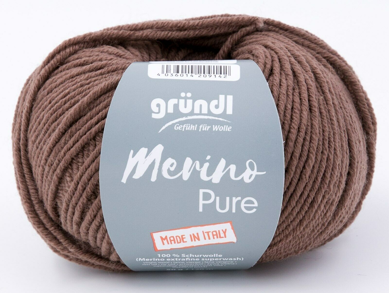 Gründl Merino Pure, 50g Merino extrafine superwash