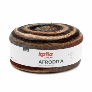 Katia Afrodita, 200g Farbverlaufsgarn im Disc-Format