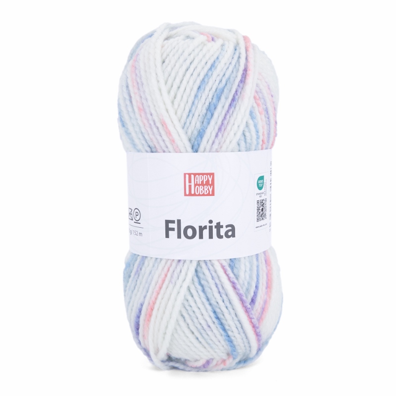 Happy Hobby Florita, 100g Farbverlaufsgarn