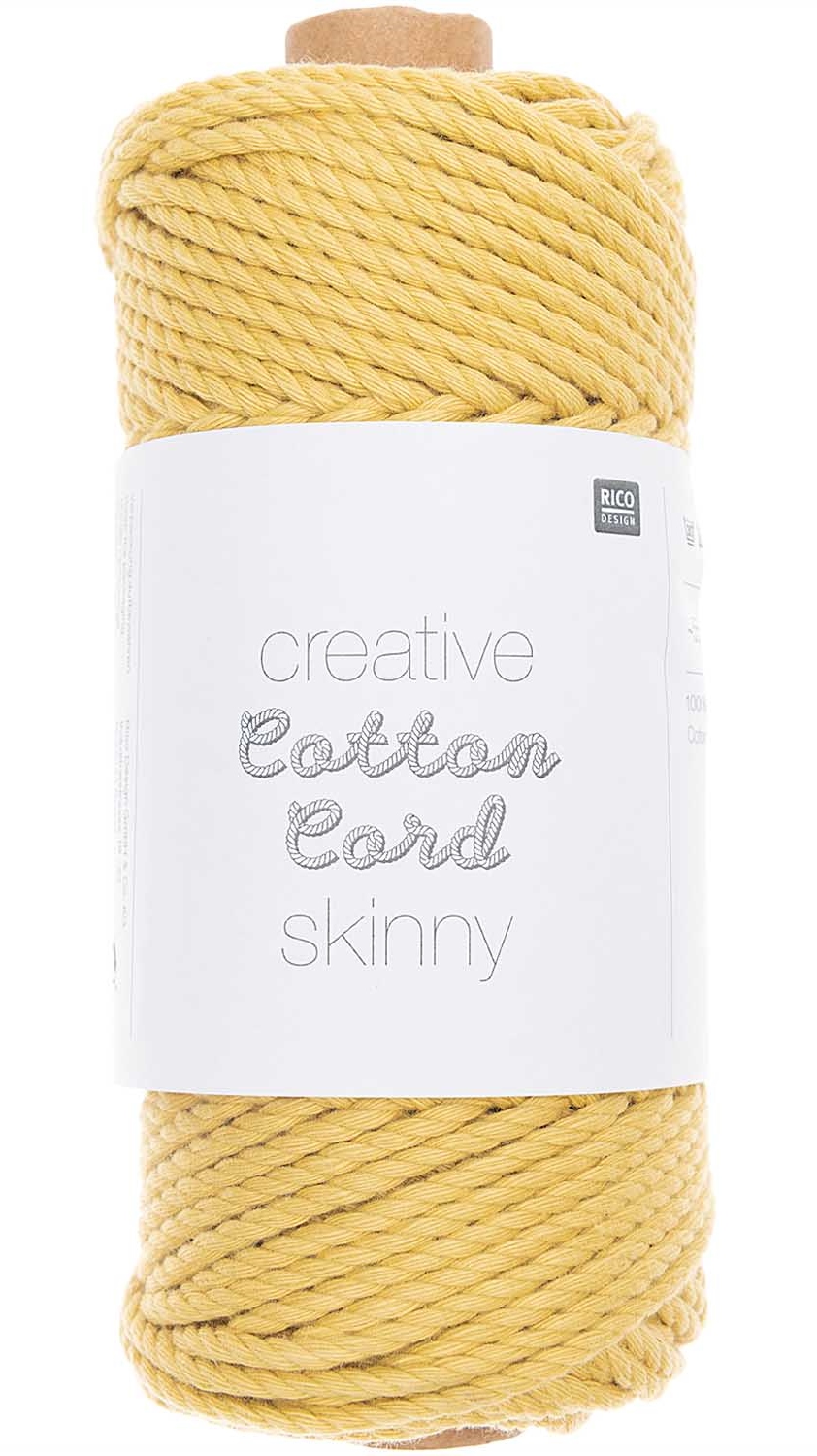 Rico Creative Cotton Cord Skinny, 190g Macramé-Garn