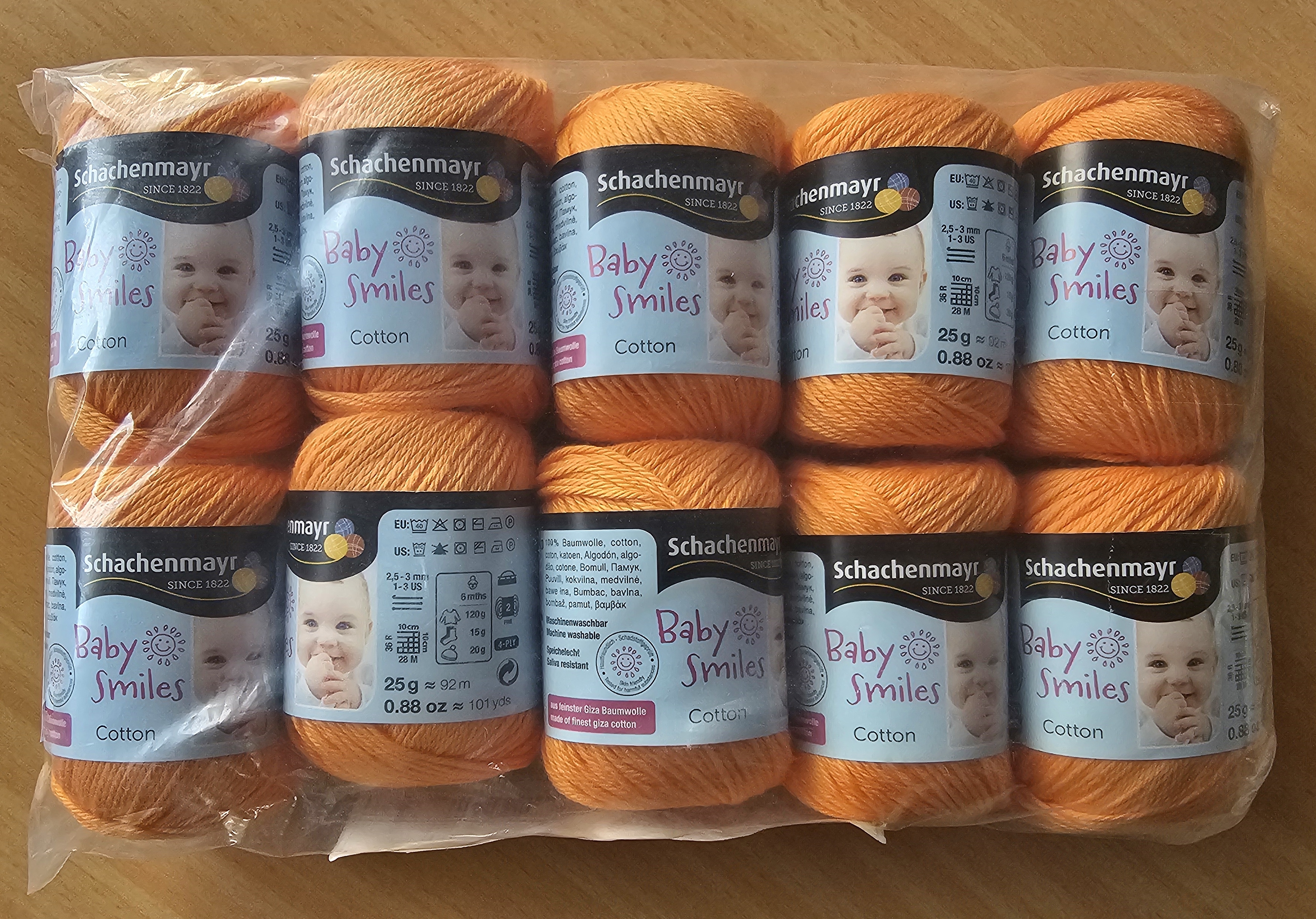10x 25g Schachenmayr Baby Smiles Cotton (Sonderangebot)
