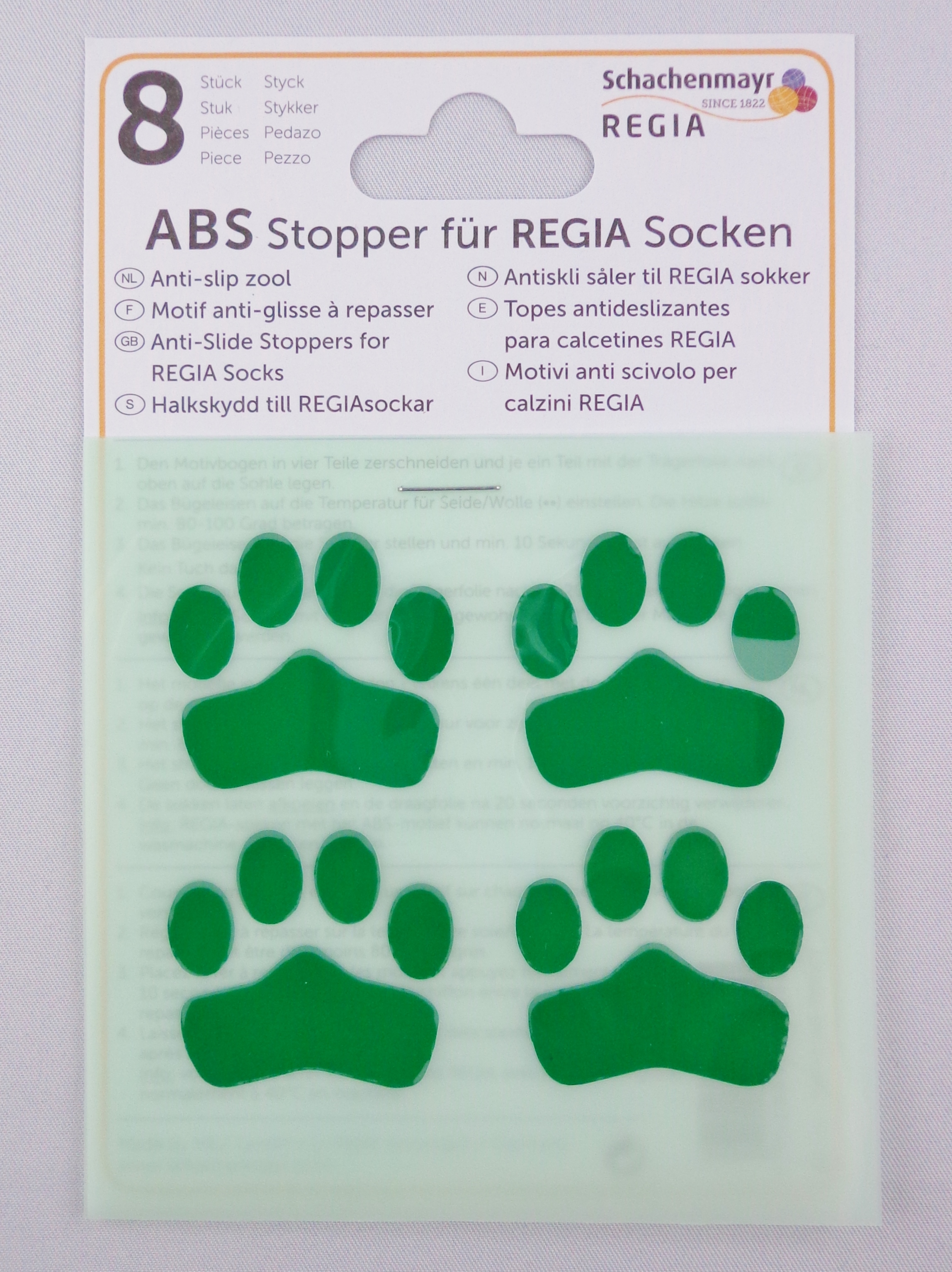 ABS-Stopper Grün für Regia Socken