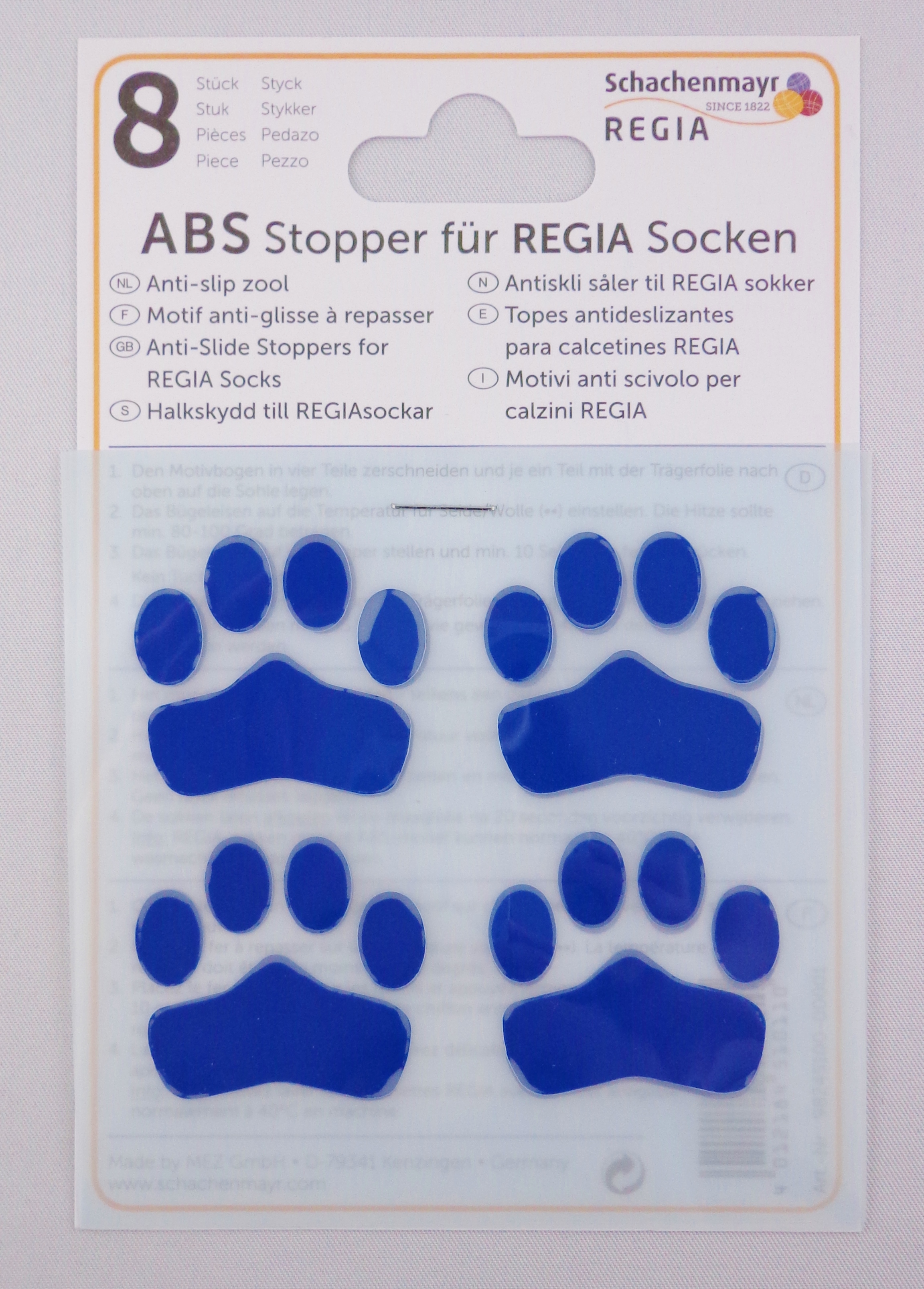 ABS-Stopper Blau für Regia Socken