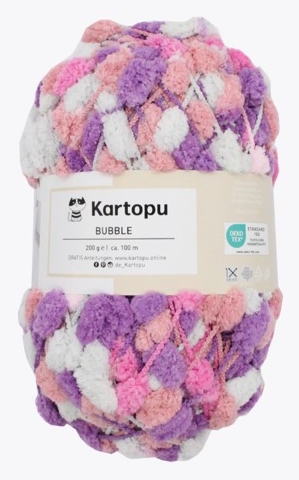 Kartopu Bubble, 200g Strickgarn mit Noppen
