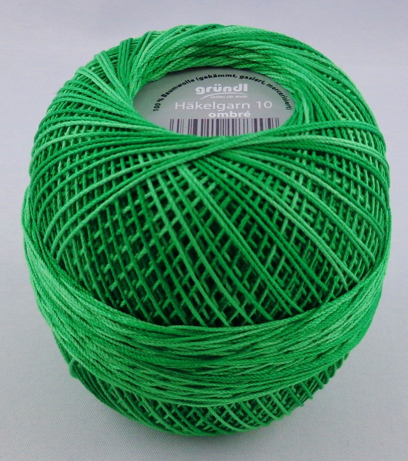 Gründl Häkelgarn Stärke 10 ombré, 50g Filethäkelgarn