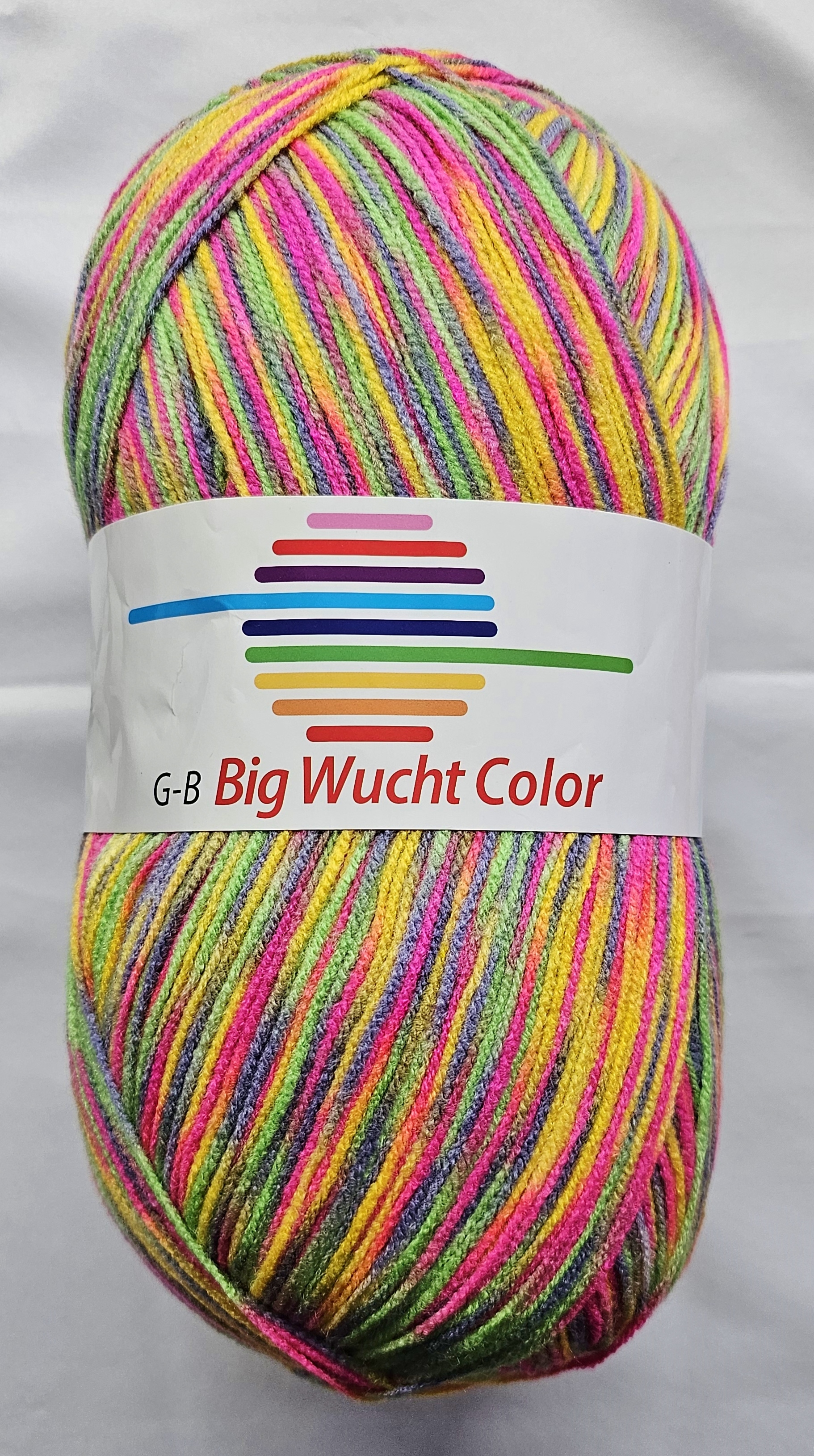 G-B Big Wucht Color, 400g-Großknäuel