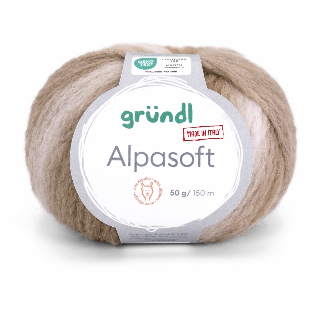 Gründl Alpasoft, 50g Farbverlaufsgarn