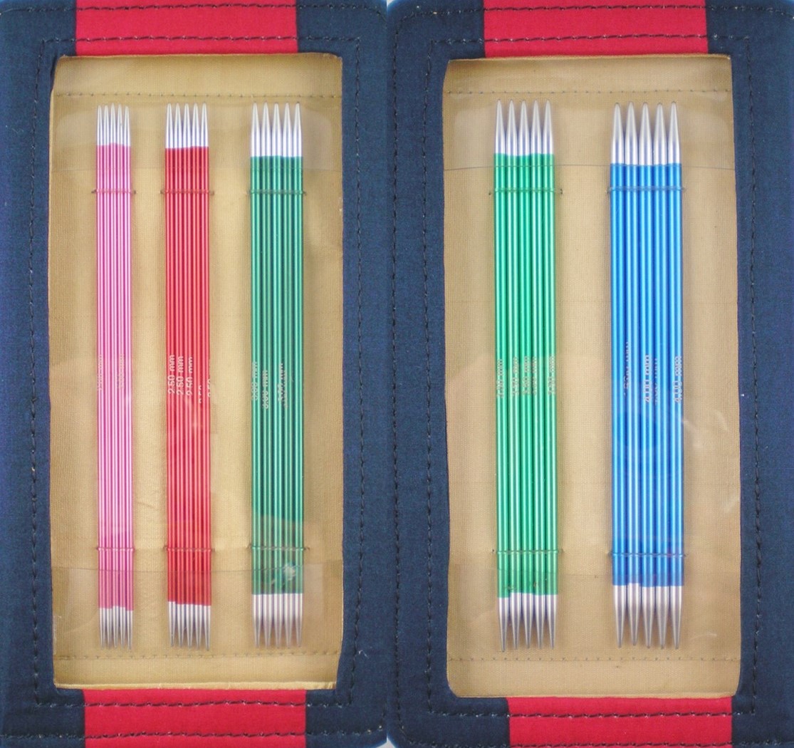 Knit Pro Zing 15cm Nadelspielset in Kunstledertasche