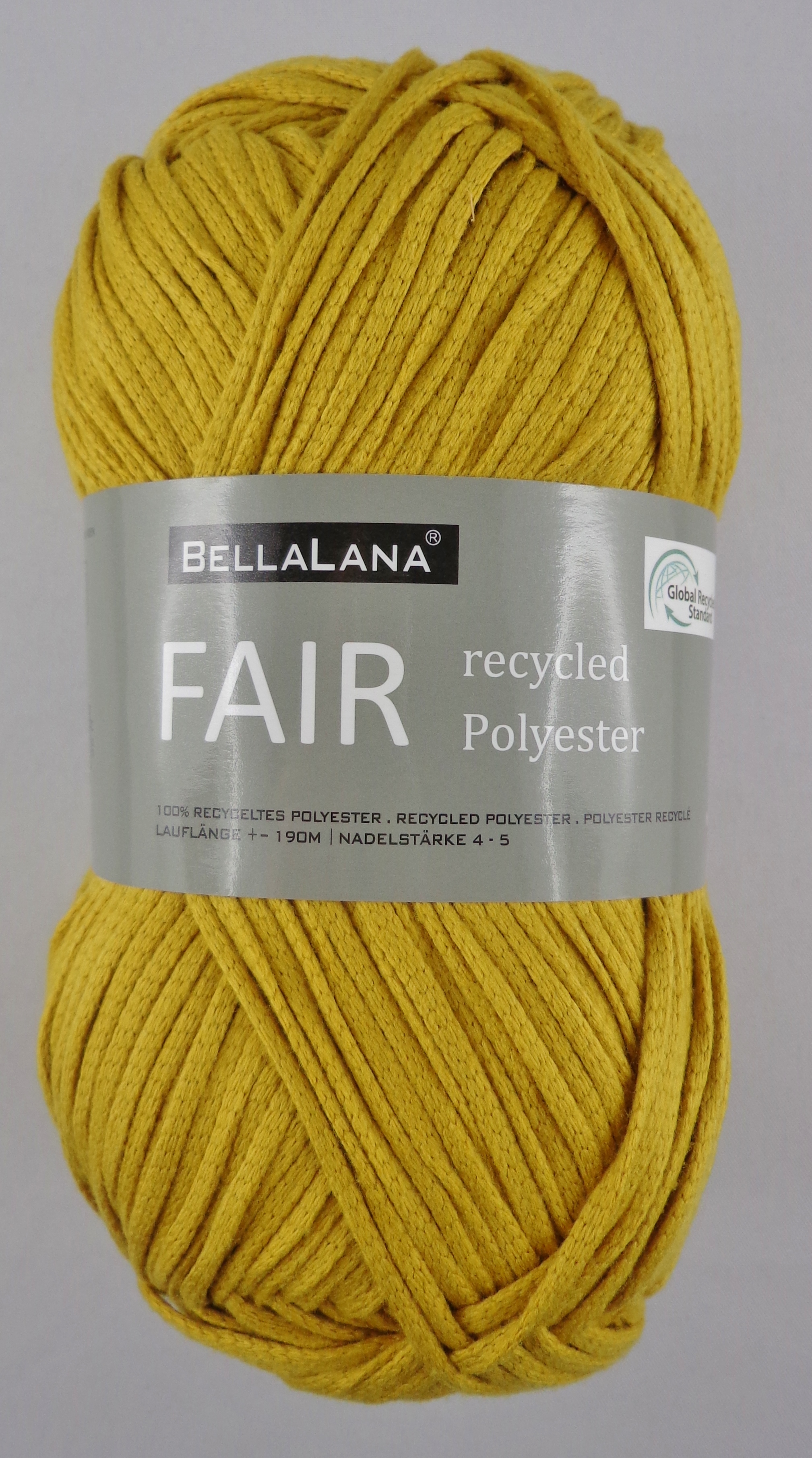 BellaLana Fair recycled Polyester, 100g Green Line Garn