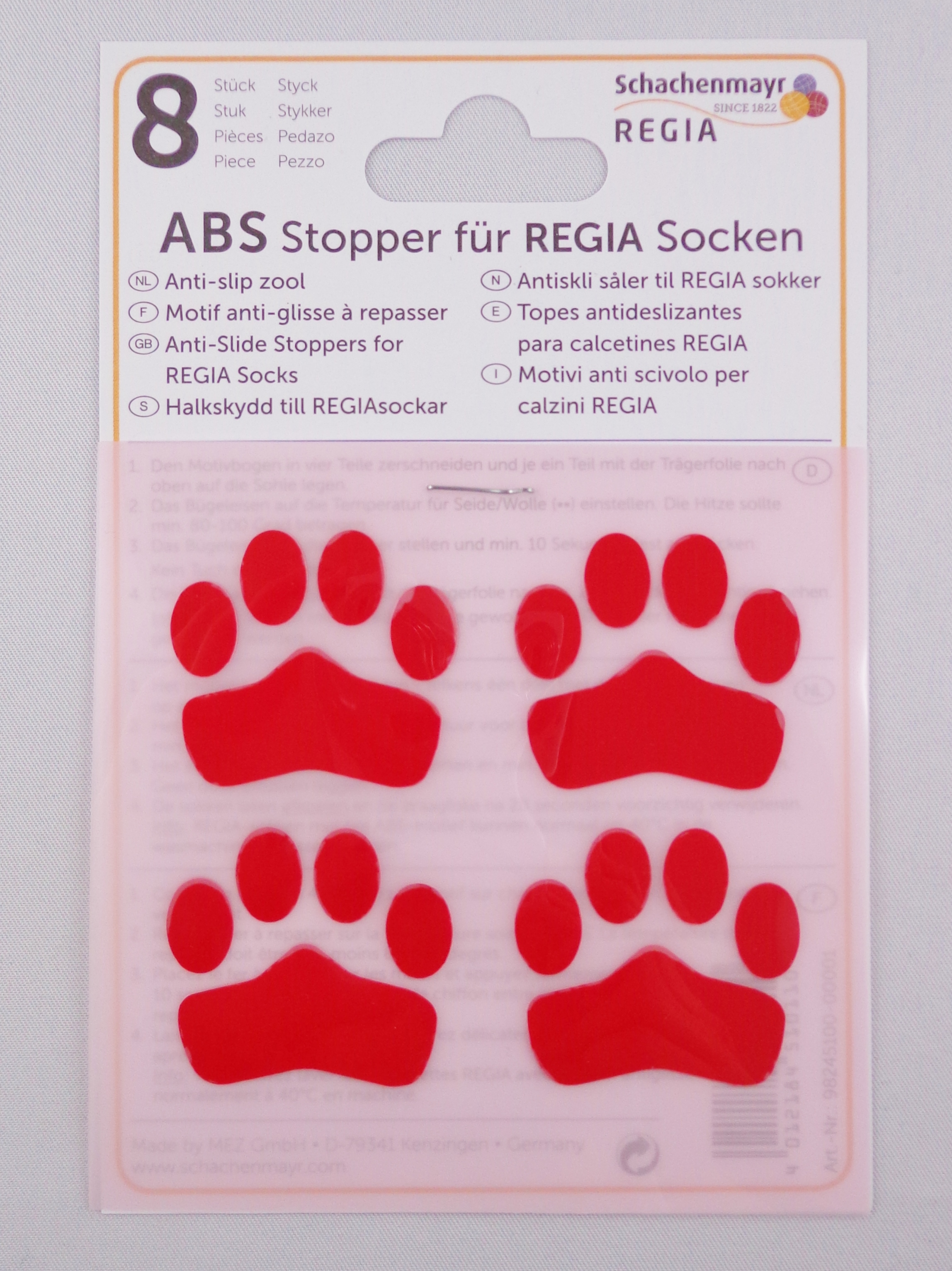 ABS-Stopper Rot für Regia Socken