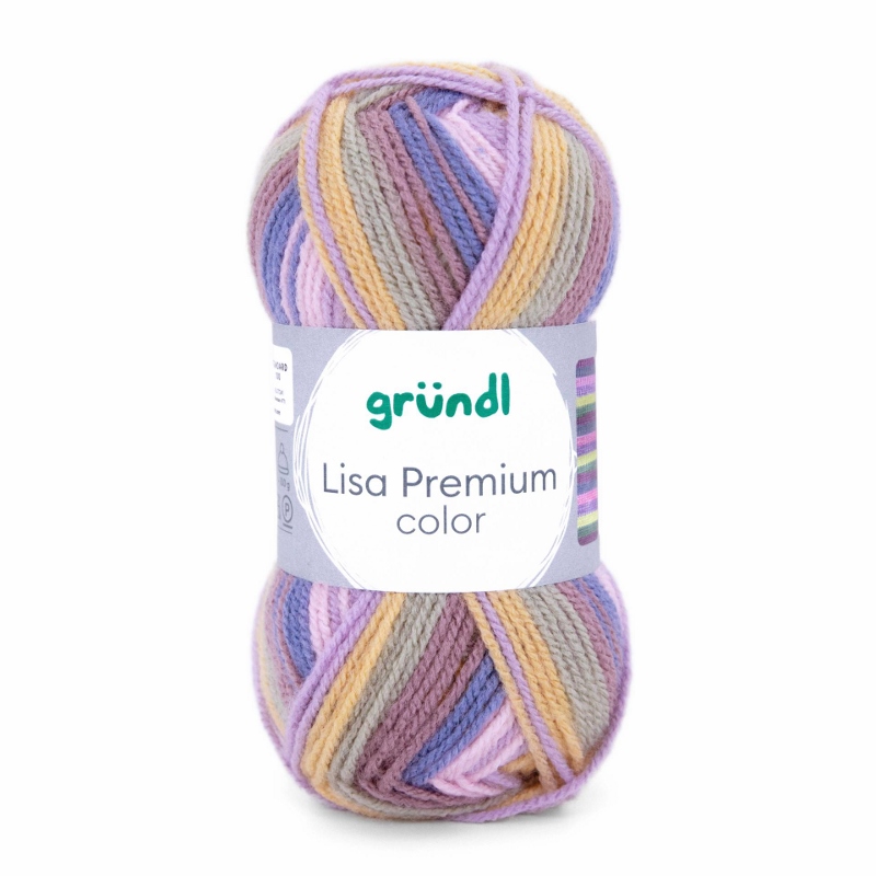 Gründl Lisa Premium Color, 50g Basicgarn