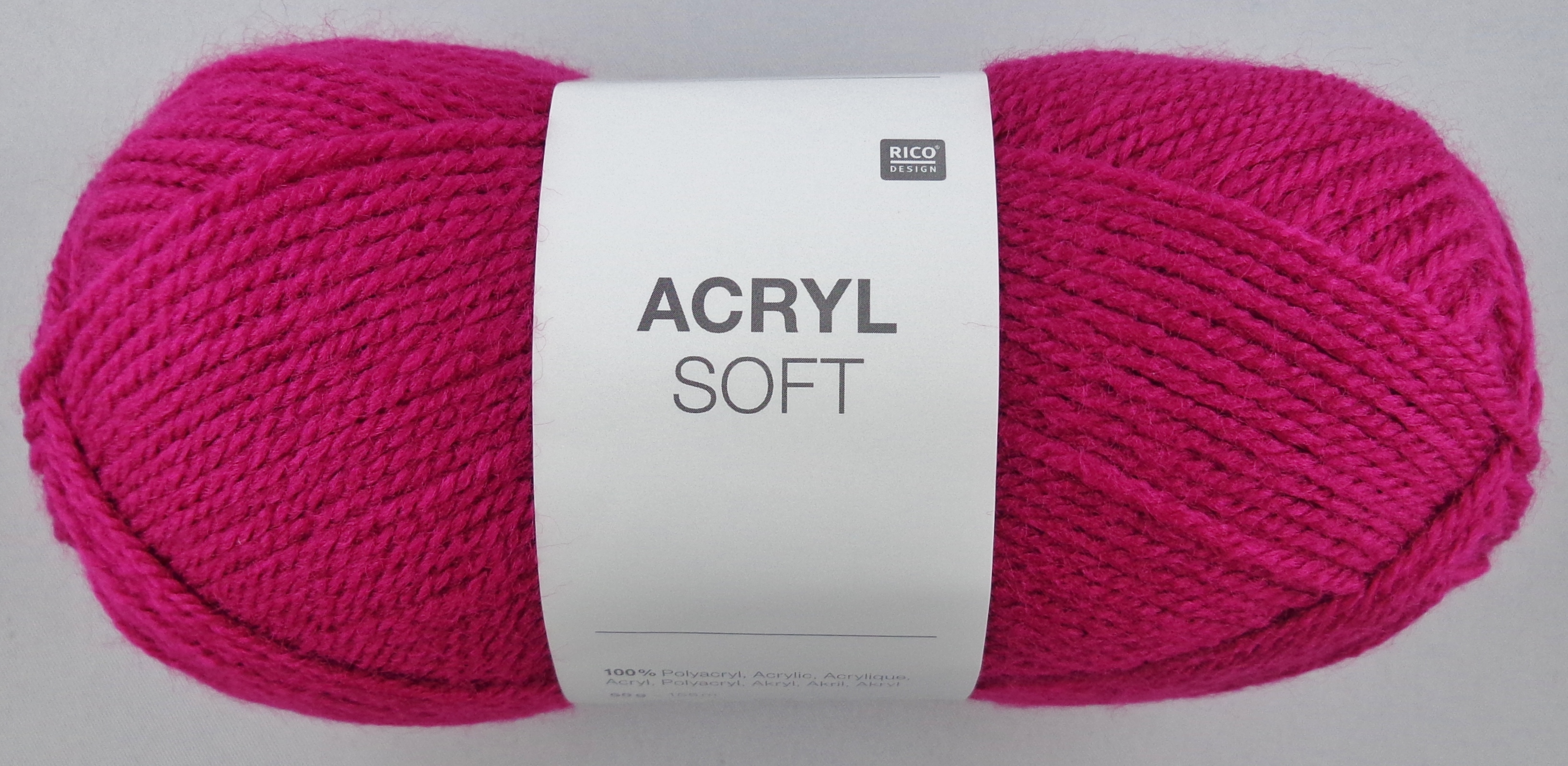 50g Rico Acryl Soft, 50g Acrylgarn