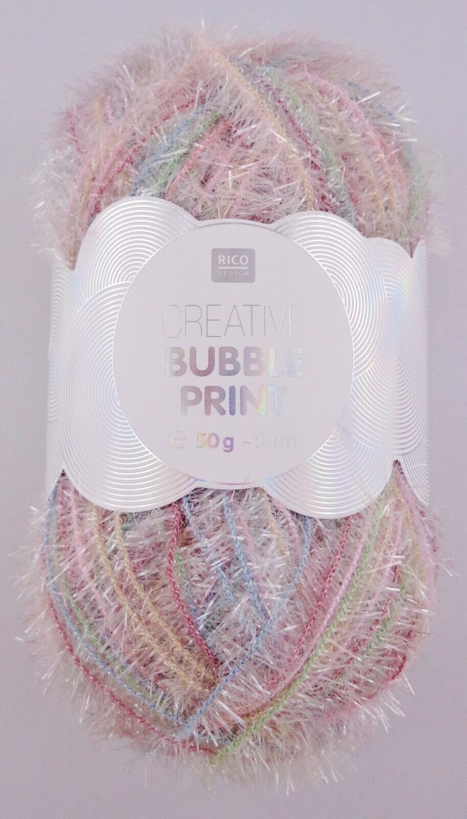 Rico Design Creative Bubble Print, 50g Polyester Schwammgarn