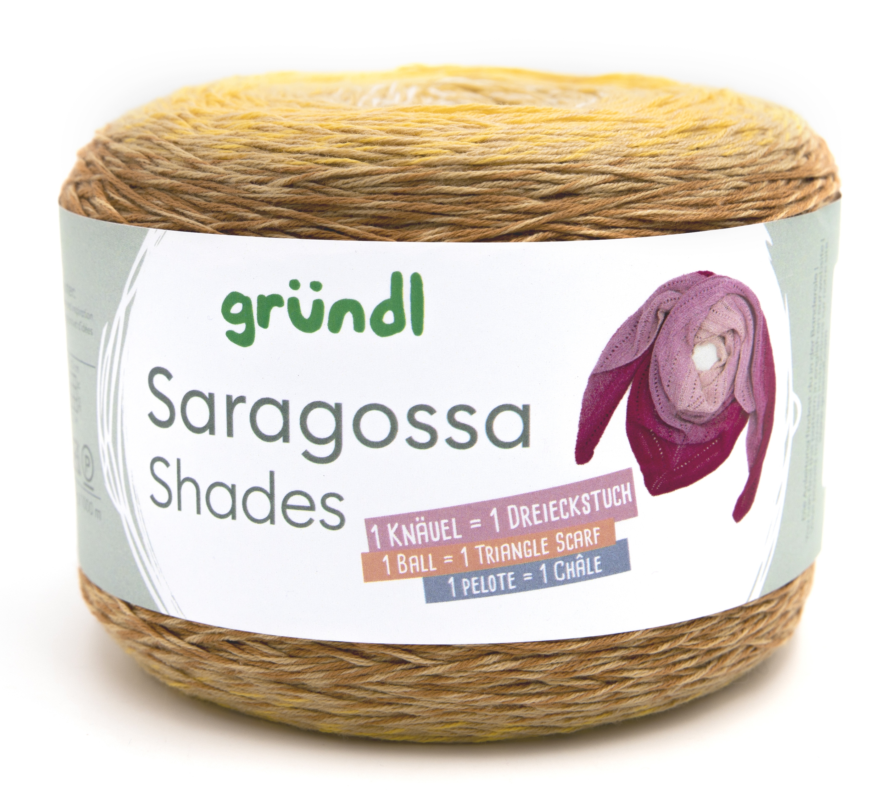 Gründl Saragossa Shades, 250g Bobbelwolle mit Farbverlauf (Limited Edition)