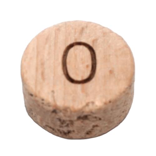 Durable Zahlen aus Holz / Ø ca. 14mm / 1-Stück-Packung