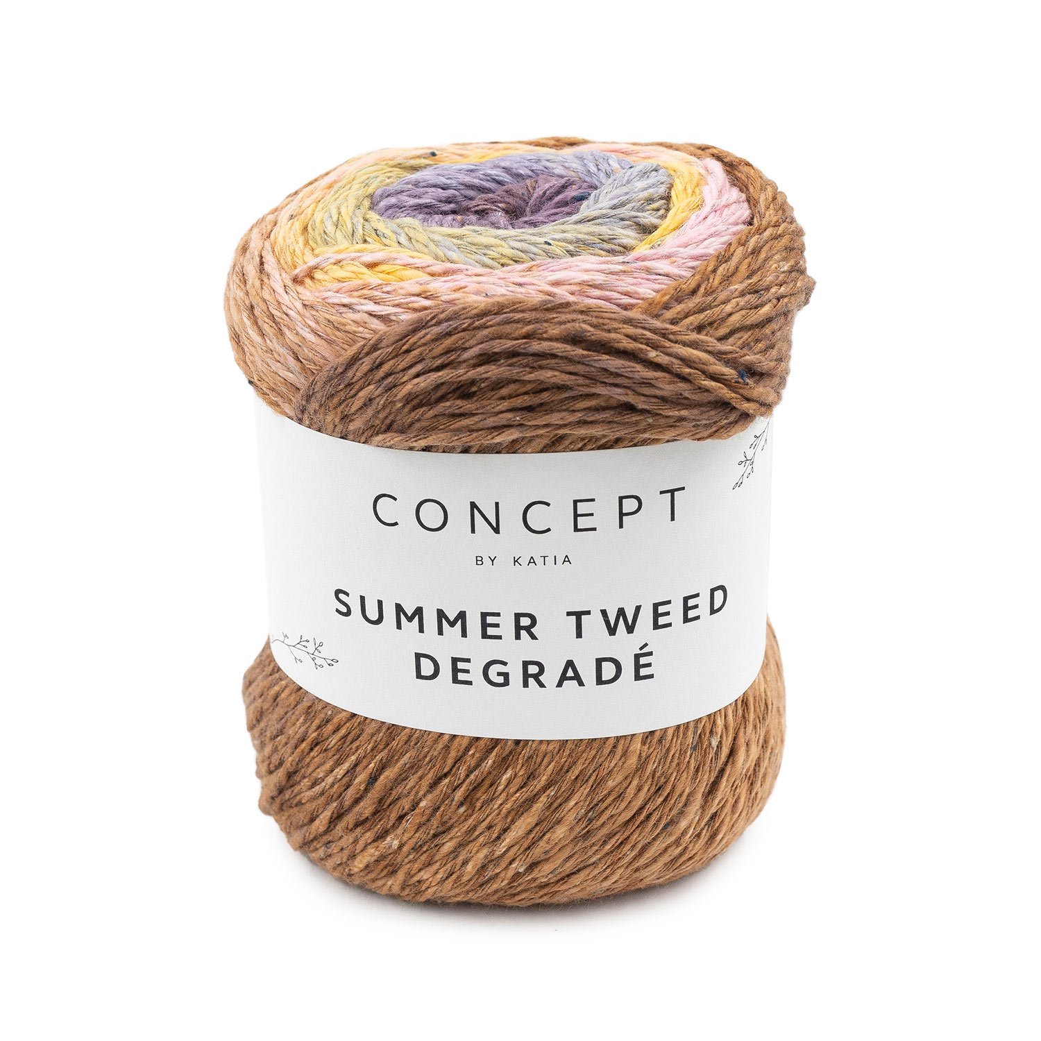 100g Katia Summer Tweed Degradé, 100g sommerliches Effektgarn