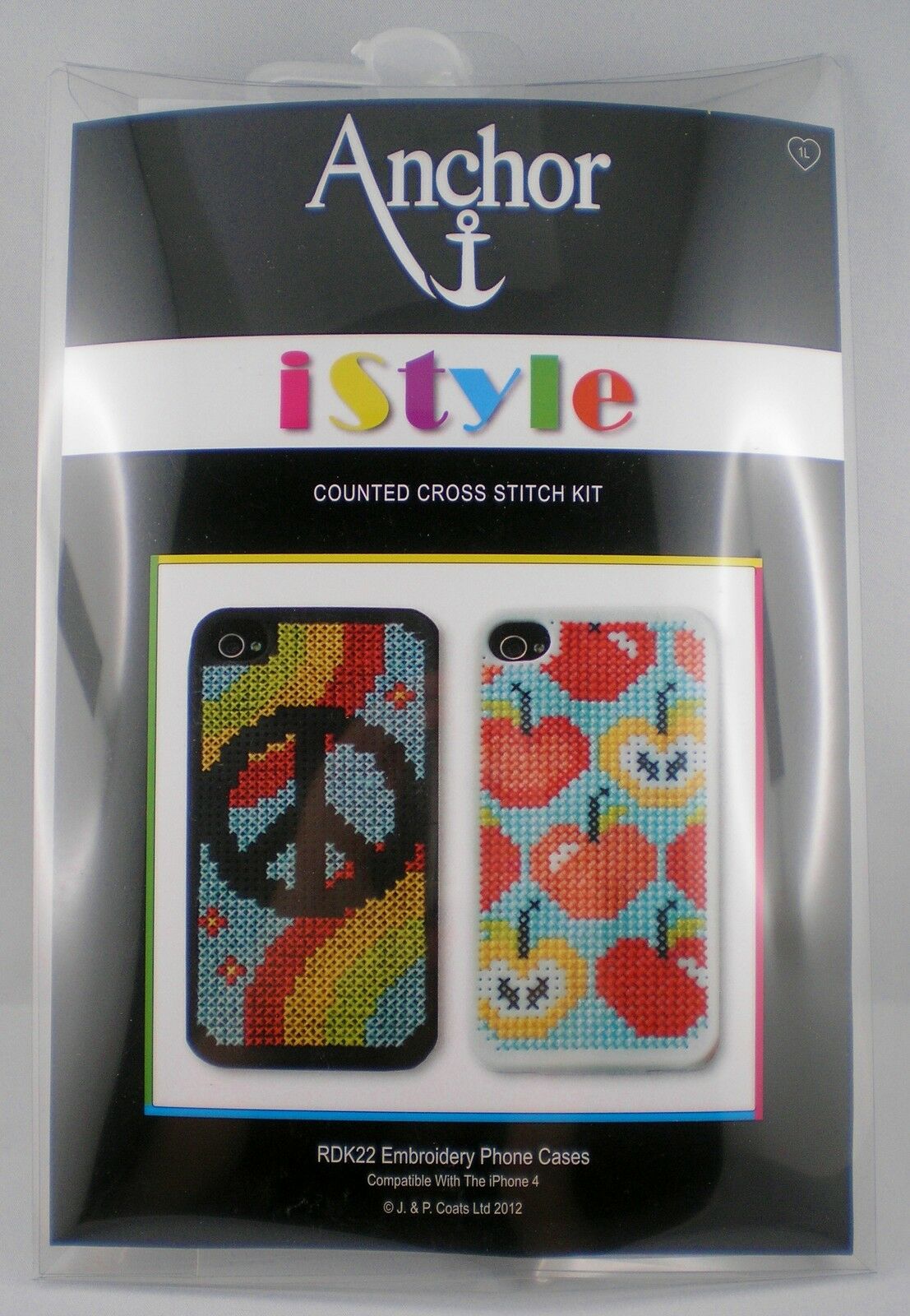 Anchor iStyle Counted Cross Stitch für Kit Handy Hüllen Schlüsselanhänger Armbänder