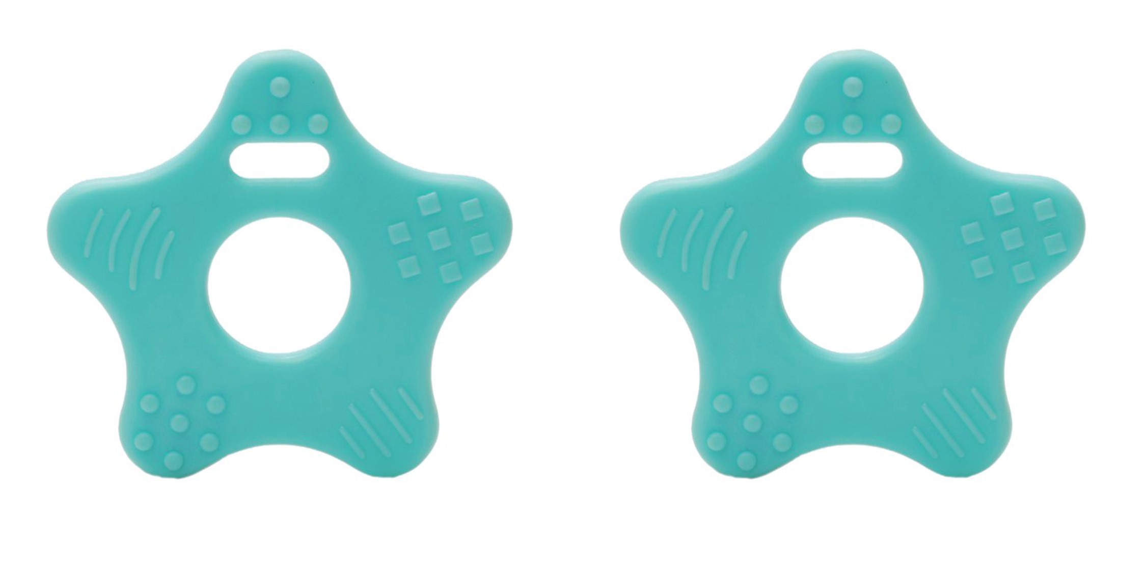 Durable Beißring / Greifring Stern, 2-Stück-Packung (020.1002)